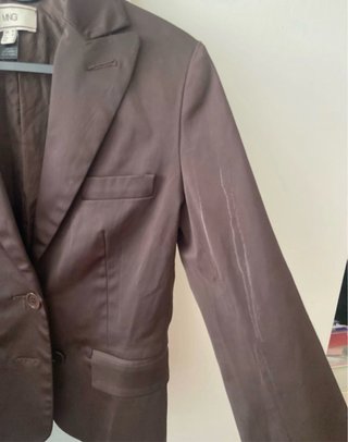 Traje completo marrón Mango