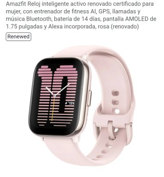 Reloj Amazfit Rosa