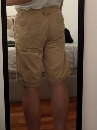 Bermuda Chino Bershka Talla 38 Camel