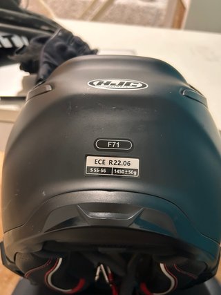 Casco HJC Talla S + Intercomunicador Bluetooth