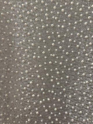 Jersey gris con perlas