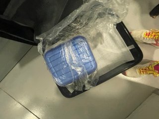 Maleta azul sin estrenar