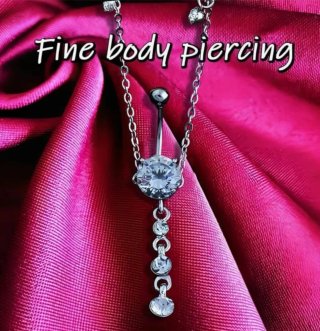 Piercing Ombligo Acero Inoxidable Mujer