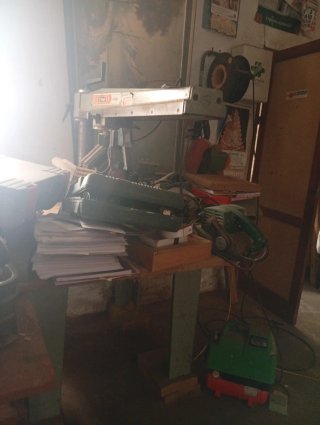 Sierra de cinta para carpintería