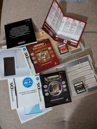 Lote 4 Juegos Nintendo DS Professor Layton