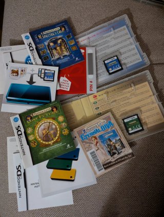 Lote 4 Juegos Nintendo DS Professor Layton