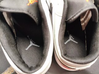 Zapatillas Nike Air Jordan 1 Low Gris Blanco