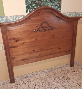 Cabezal de madera rústico 135
