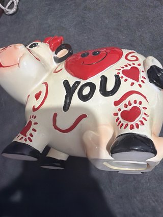 Hucha Vaca I Miss You Corazón