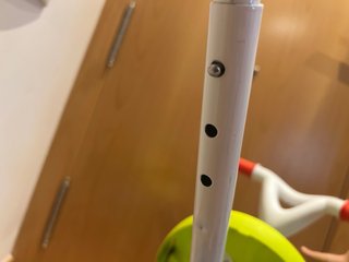 Triciclo infantil con manillar y barra de empuje