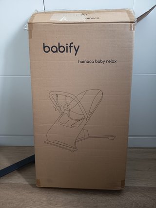 Hamaca bebé ergonómica Babify. Nueva.