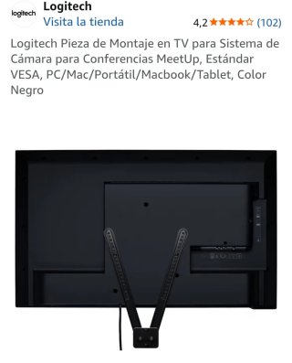 Logitech Meetup V-R0007 Cámara Web+soporte
