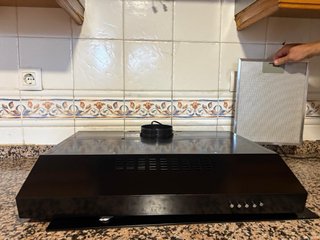 Campana extractora, horno y vitrocerámica