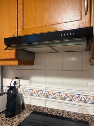 Campana extractora, horno y vitrocerámica