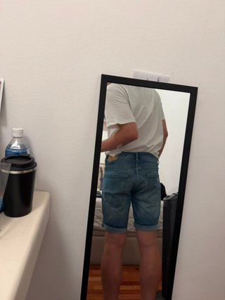 Pantalón Corto Vaquero Bershka Talla 38