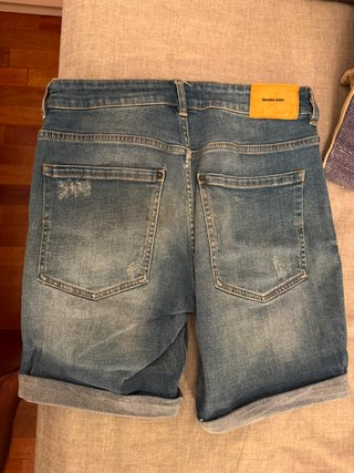 Pantalón Corto Vaquero Bershka Talla 38