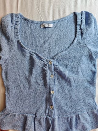 Jersey Bershka punto manga corta