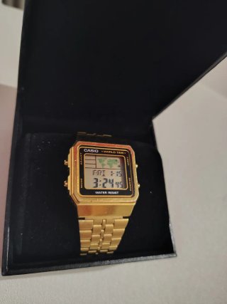 Orologio Casio World Time Oro