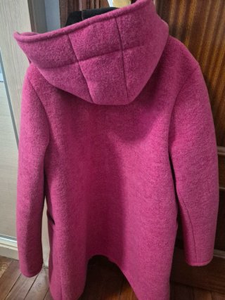 Abrigo Fucsia Mujer