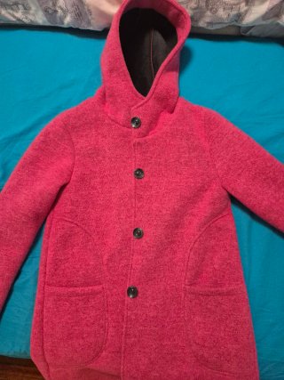 Abrigo Fucsia Mujer