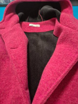 Abrigo Fucsia Mujer