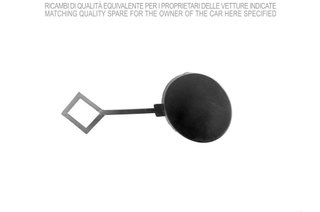 Tapa Gancho Remolque Paragolpes Delantero Imprimado para Peugeot 208 2012