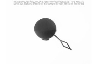 Tapa Gancho Remolque Paragolpes Trasero Imprimado para Peugeot 208 2012 y 208 2015
