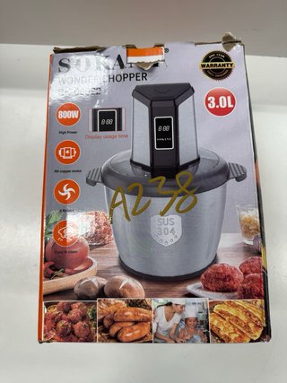 Picadora de alimentos eléctrica