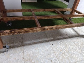 NUEVA Mesa de trabajo madera maciza artesanal