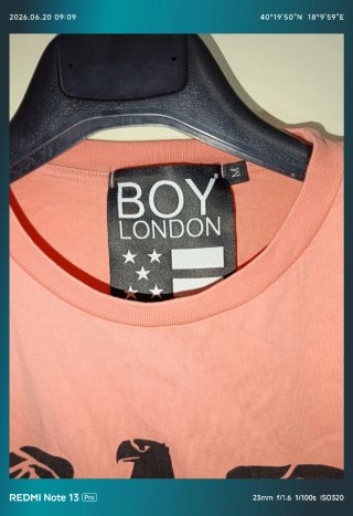 Set 2 T-shirt Boy London rosa e bianca