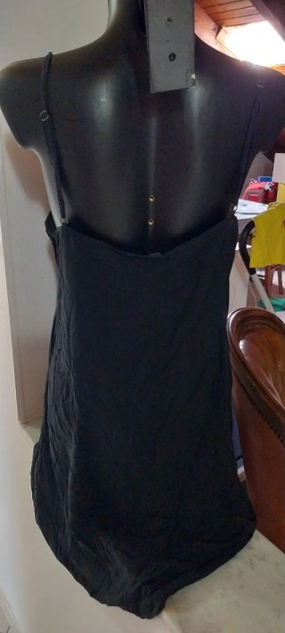 Twin-set sottoveste/abito estivo nero