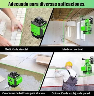 Nivel Láser 4D 16 Líneas Trípode Accesorios