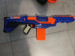 Pistola Nerf Delta Trooper Arancione/Blu