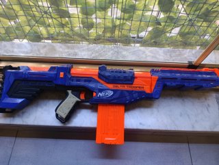 Pistola Nerf Delta Trooper Arancione/Blu