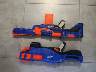 Pistola Nerf Delta Trooper Arancione/Blu