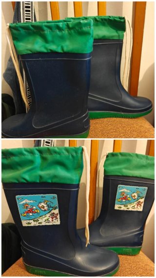 Botas de agua infantiles con dibujo