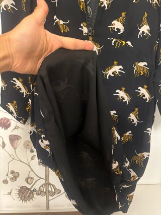 Vestido Bimba y Lola estampado tigre