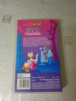 Película cinta VHS Disney Donald