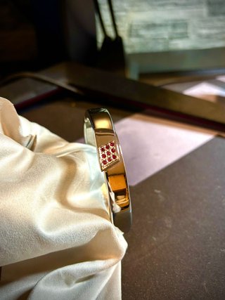 Lote 3 Brazaletes Plateados Circonitas