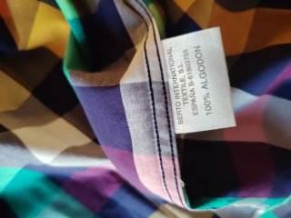Camisa BERTO cuadros multicolor