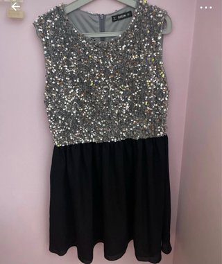 Vestido de fiesta lentejuelas SHEIN