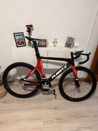 Bicicleta Planet X Pro Carbon Roja  talla M
