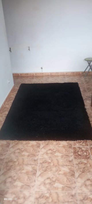Alfombra Ikea negra