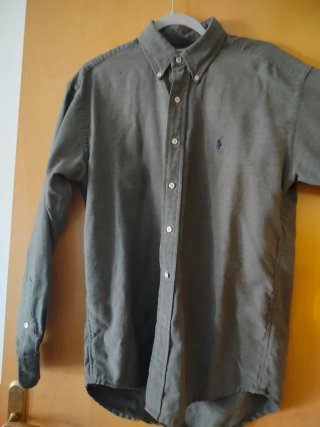 Camisa Polo Ralph Lauren Gris