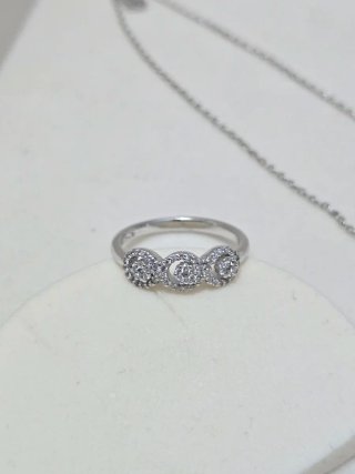 Conjunto Plata 925 Colgante, Pendientes y Anillo