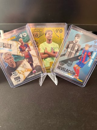 Lote 3 Cromos Lamine Yamal Panini