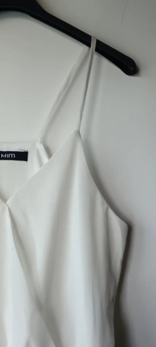Mono corto MIM blanco y negro y floral XS