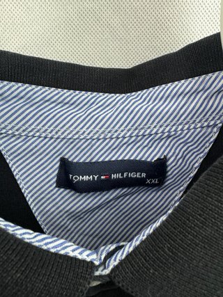 Polo Tommy Hilfiger Negro Talla XXL