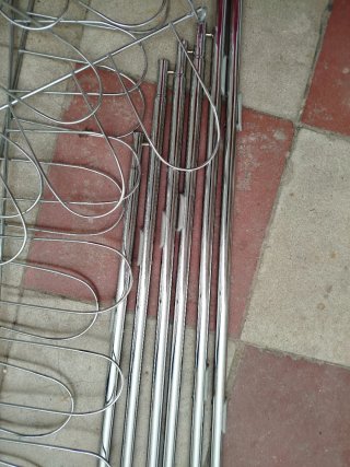 Zapatero Colgador Puerta de acero cromado.