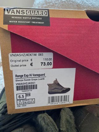 Botas Vans Sherpa Mujer Talla 38.5